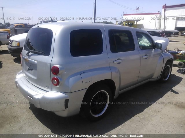 3GNDA13D47S635204 - 2007 CHEVROLET HHR LS Gümüş foto 4
