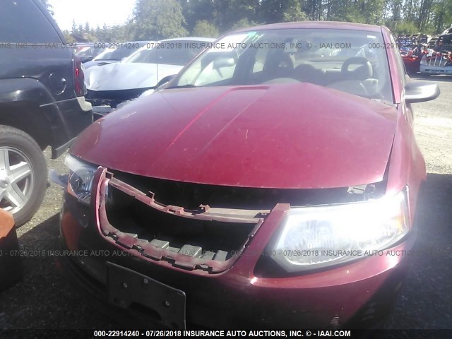 1G8AJ55F57Z166719 - 2007 SATURN ION LEVEL 2 Qırmızı foto 6
