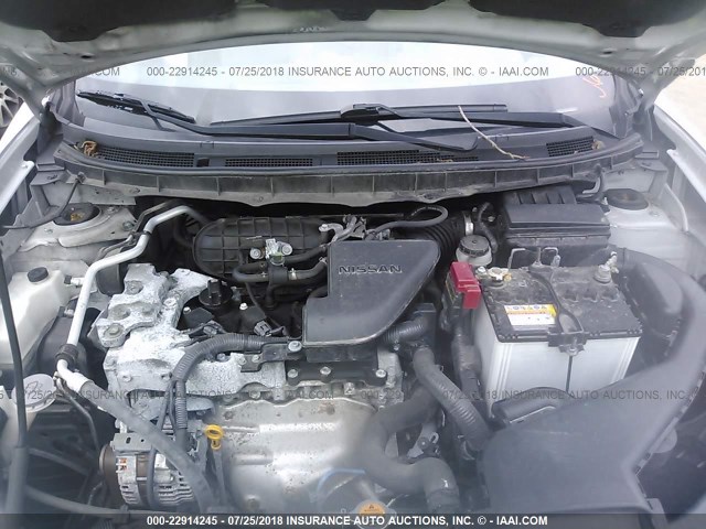 JN8AS5MV4BW287865 - 2011 NISSAN ROGUE S/SV/KROM SILVER photo 10