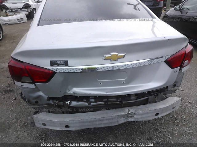 1G1115SL0EU163424 - 2014 CHEVROLET IMPALA LT SILVER photo 6