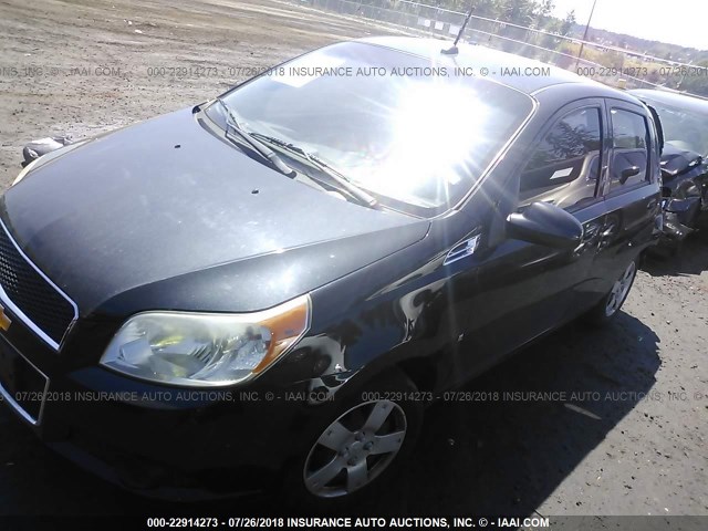 KL1TD66E29B381270 - 2009 CHEVROLET AVEO LS/LT 黑色 照片 2