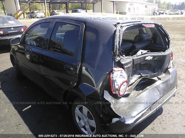 KL1TD66E29B381270 - 2009 CHEVROLET AVEO LS/LT 黑色 照片 3