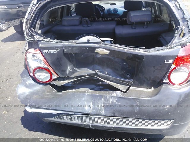 KL1TD66E29B381270 - 2009 CHEVROLET AVEO LS/LT 黑色 照片 6