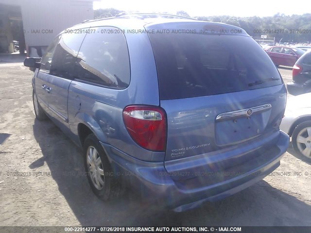 2A4GP54L07R318187 - 2007 CHRYSLER TOWN & COUNTRY TOURING BLUE photo 3