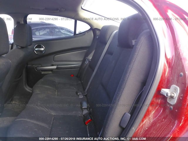 2G2WP552371201309 - 2007 PONTIAC GRAND PRIX RED photo 8