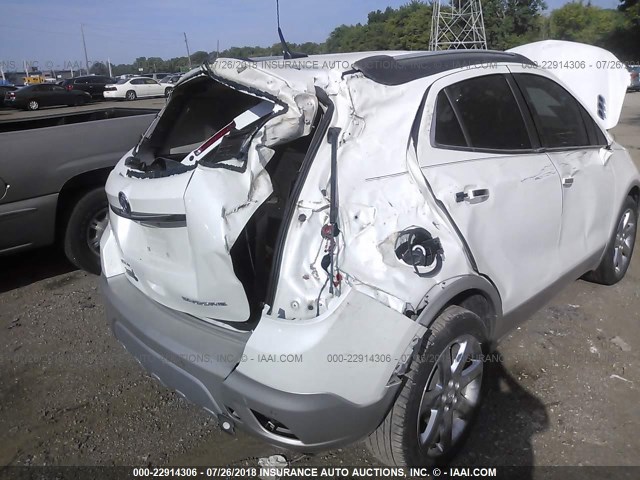 KL4CJDSB4DB054552 - 2013 BUICK ENCORE PREMIUM WHITE photo 6