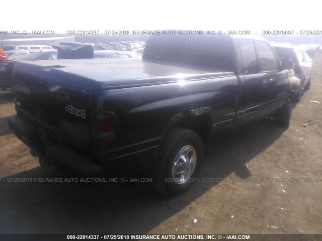 3B7HF13Y3XG192366 - 1999 DODGE RAM 1500 BLACK photo 4