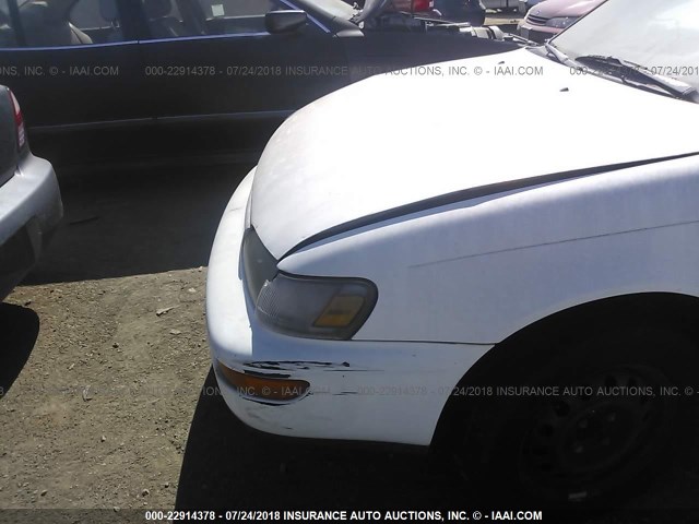 1NXAE09E7PZ098317 - 1993 TOYOTA COROLLA LE/DX 白色 照片 6