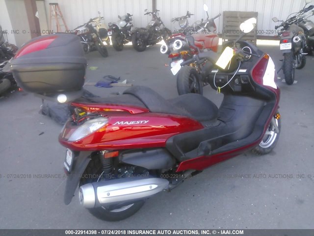 JYASH03Y9EA010901 - 2014 YAMAHA YP400 RED photo 4