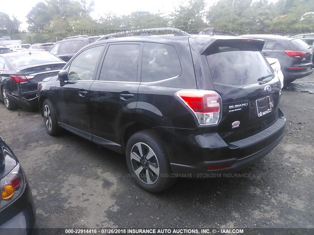 JF2SJAJC5HH589243 - 2017 SUBARU FORESTER 2.5I LIMITED BLACK photo 3