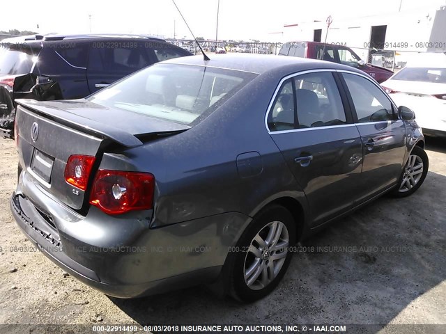 3VWEF71K07M123508 - 2007 VOLKSWAGEN JETTA WOLFSBURG 灰色 照片 4