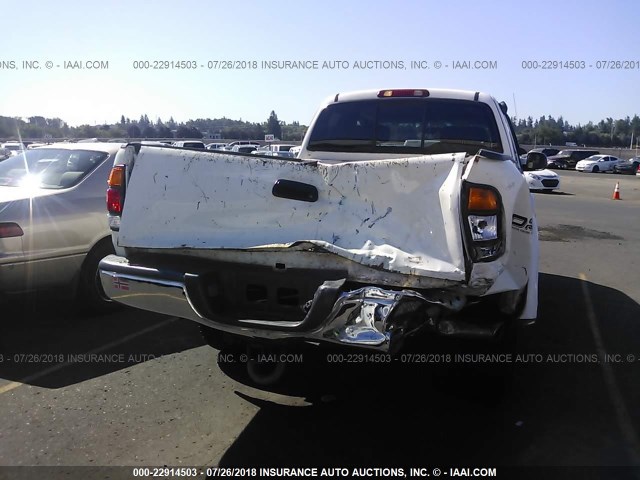 5TBBT44193S438374 - 2003 TOYOTA TUNDRA ACCESS CAB SR5 WHITE photo 6