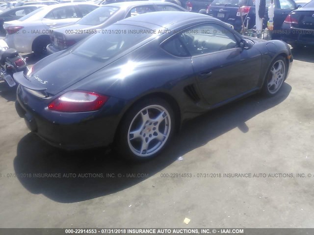 WP0AB29836U781732 - 2006 PORSCHE CAYMAN S GRAY photo 4