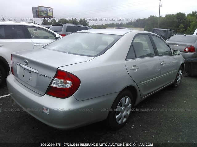 4T1BE32K42U507372 - 2002 TOYOTA CAMRY LE/XLE/SE Gümüş foto 4