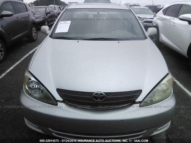 4T1BE32K42U507372 - 2002 TOYOTA CAMRY LE/XLE/SE Gümüş foto 6