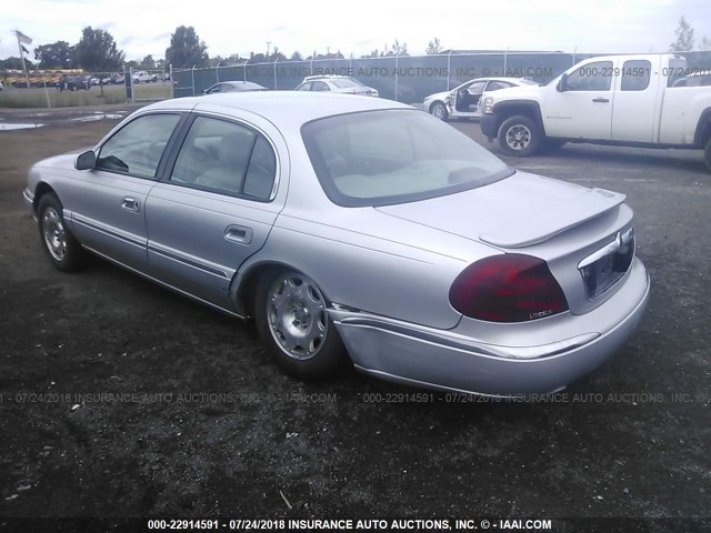 1LNHM97V2XY644085 - 1999 LINCOLN CONTINENTAL  Srebrny zdjęcie 3