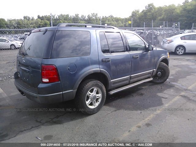 1FMZU73K23UB63940 - 2003 FORD EXPLORER XLT/XLT SPORT/NBX 蓝色 照片 4