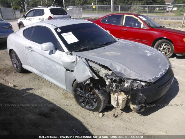 KMHHM66D87U259497 - 2007 HYUNDAI TIBURON GS SILVER photo 1