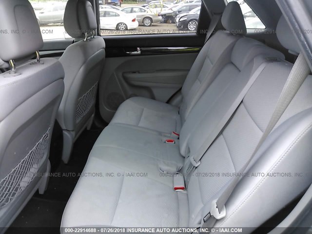 5XYKT3A17BG064459 - 2011 KIA SORENTO LX BEIGE photo 8