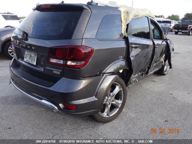 3C4PDCGG0JT215731 - 2018 DODGE JOURNEY CROSSROAD GRAY photo 1