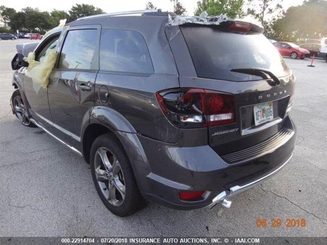 3C4PDCGG0JT215731 - 2018 DODGE JOURNEY CROSSROAD GRAY photo 8