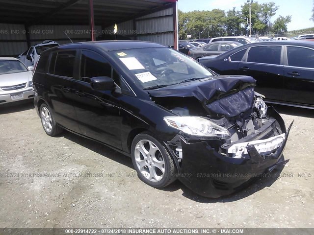 JM1CR2W3XA0376142 - 2010 MAZDA 5 BLACK photo 1