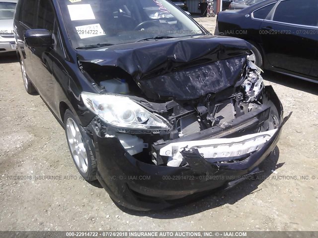 JM1CR2W3XA0376142 - 2010 MAZDA 5 BLACK photo 6