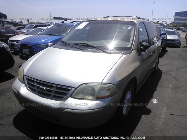 2FMZA5140XBA08395 - 1999 FORD WINDSTAR LX GOLD photo 2