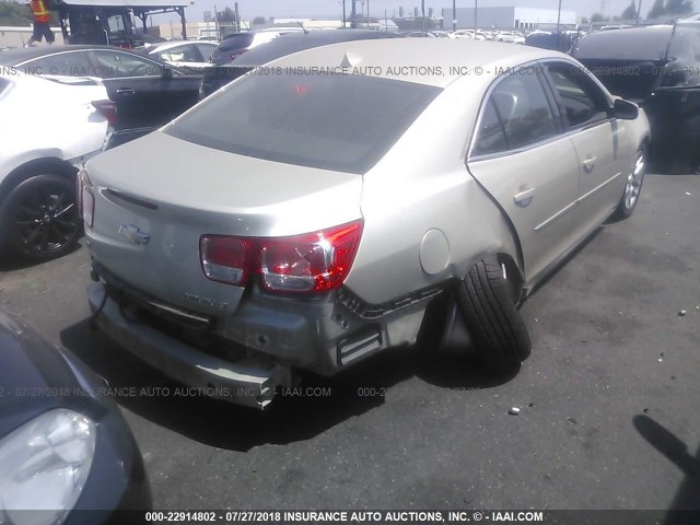 1G11C5SL0EF216007 - 2014 CHEVROLET MALIBU 1LT Champagne photo 4
