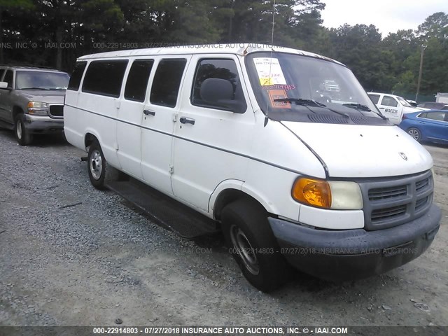 2B7LB31Z02K129234 - 2002 DODGE RAM VAN B3500 WHITE photo 1