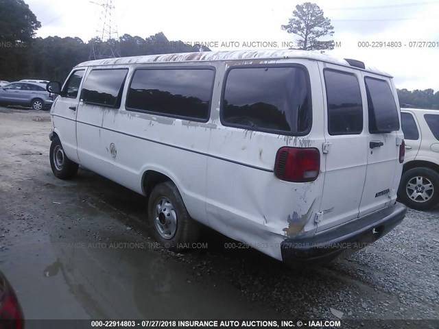 2B7LB31Z02K129234 - 2002 DODGE RAM VAN B3500 WHITE photo 3