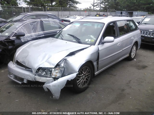 4S3BH635637308040 - 2003 SUBARU LEGACY L/L SPECIAL SILVER photo 2