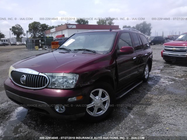 5GADT13S562297728 - 2006 BUICK RAINIER CXL MAROON photo 6