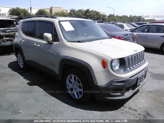 ZACCJABT3FPB91004 - 2015 JEEP RENEGADE LATITUDE Champagne photo 1