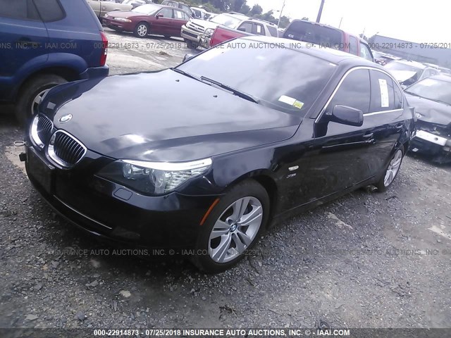 WBANV1C58AC159012 - 2010 BMW 528 XI BLACK photo 2