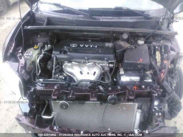 JTLKE50E481010298 - 2008 TOYOTA SCION XB Tünd qırmızı foto 10