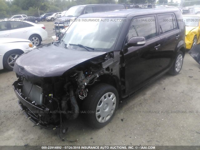 JTLKE50E481010298 - 2008 TOYOTA SCION XB Tünd qırmızı foto 2