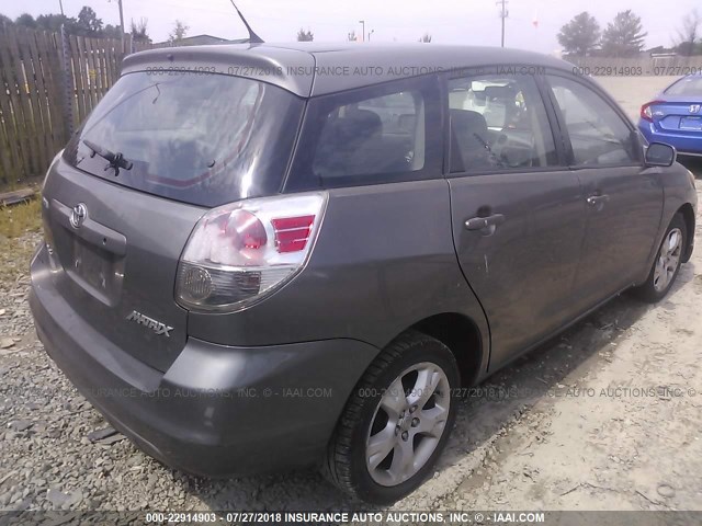 2T1KR32E36C604200 - 2006 TOYOTA COROLLA MATRIX XR GRAY photo 4