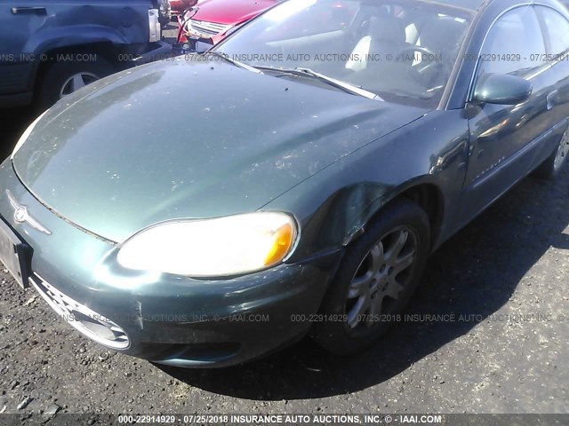 4C3AG52H41E190117 - 2001 CHRYSLER SEBRING LXI GREEN photo 6