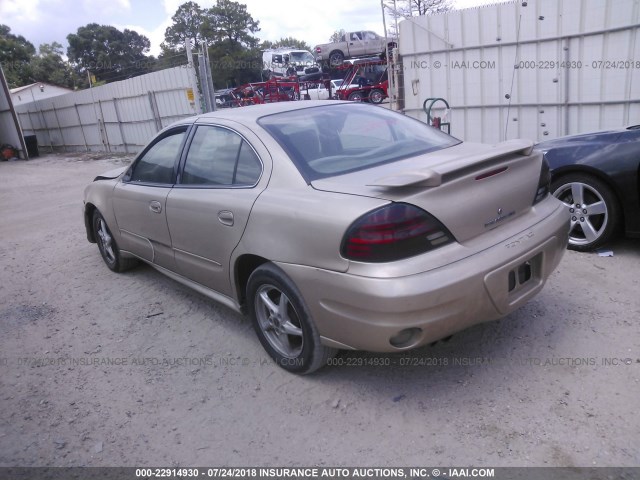 1G2NE52E65M130642 - 2005 PONTIAC GRAND AM SE GOLD photo 3