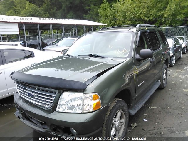 1FMDU73K44ZA30126 - 2004 FORD EXPLORER XLT/XLT SPORT/NBX GREEN photo 2