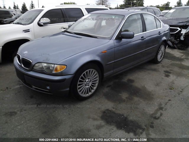 WBAEW534X3PN31778 - 2003 BMW 330 XI BLUE photo 2
