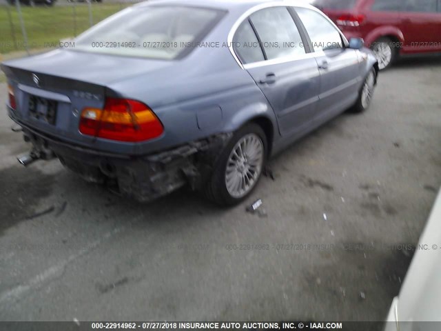 WBAEW534X3PN31778 - 2003 BMW 330 XI BLUE photo 4