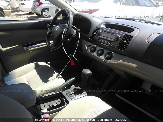 4T1BE32K85U559317 - 2005 TOYOTA CAMRY LE/XLE/SE Ağ foto 5