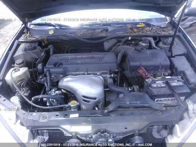 4T1BE32K55U418043 - 2005 TOYOTA CAMRY LE/XLE/SE Qara foto 10