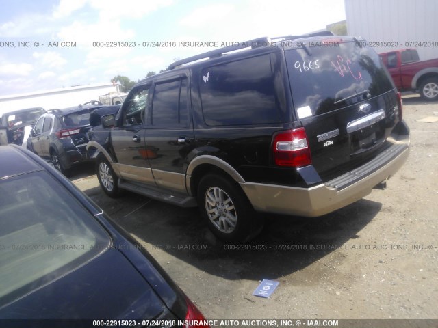 1FMJU1J54CEF09665 - 2012 FORD EXPEDITION XLT/KING RANCH BLACK photo 3