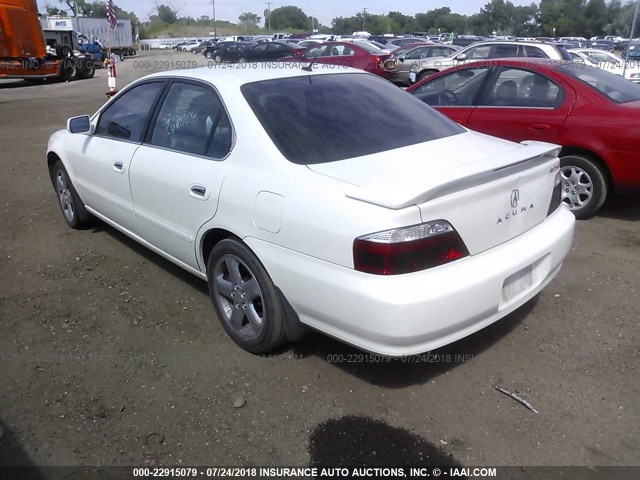 19UUA56913A033865 - 2003 ACURA 3.2TL TYPE-S WHITE photo 3