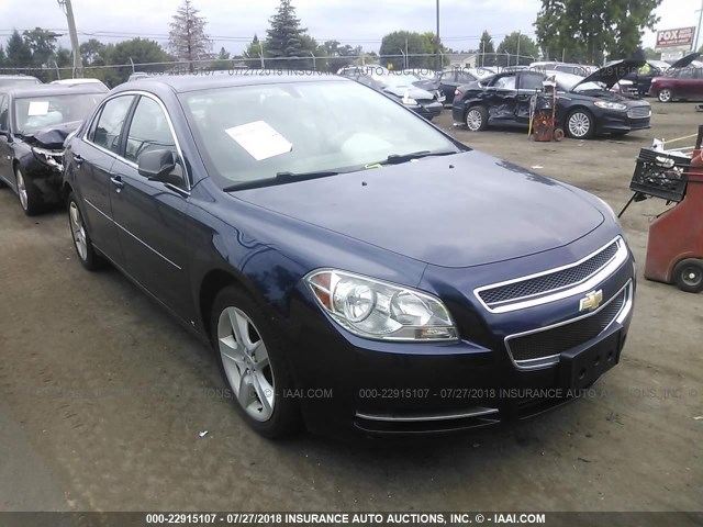 1G1ZG57B794199554 - 2009 CHEVROLET MALIBU LS BLUE photo 1