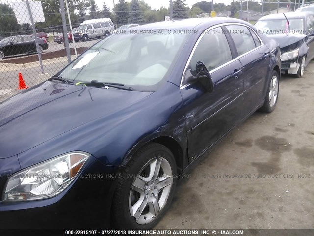 1G1ZG57B794199554 - 2009 CHEVROLET MALIBU LS BLUE photo 6