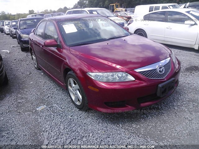 1YVFP80C535M54258 - 2003 MAZDA 6 RED photo 1